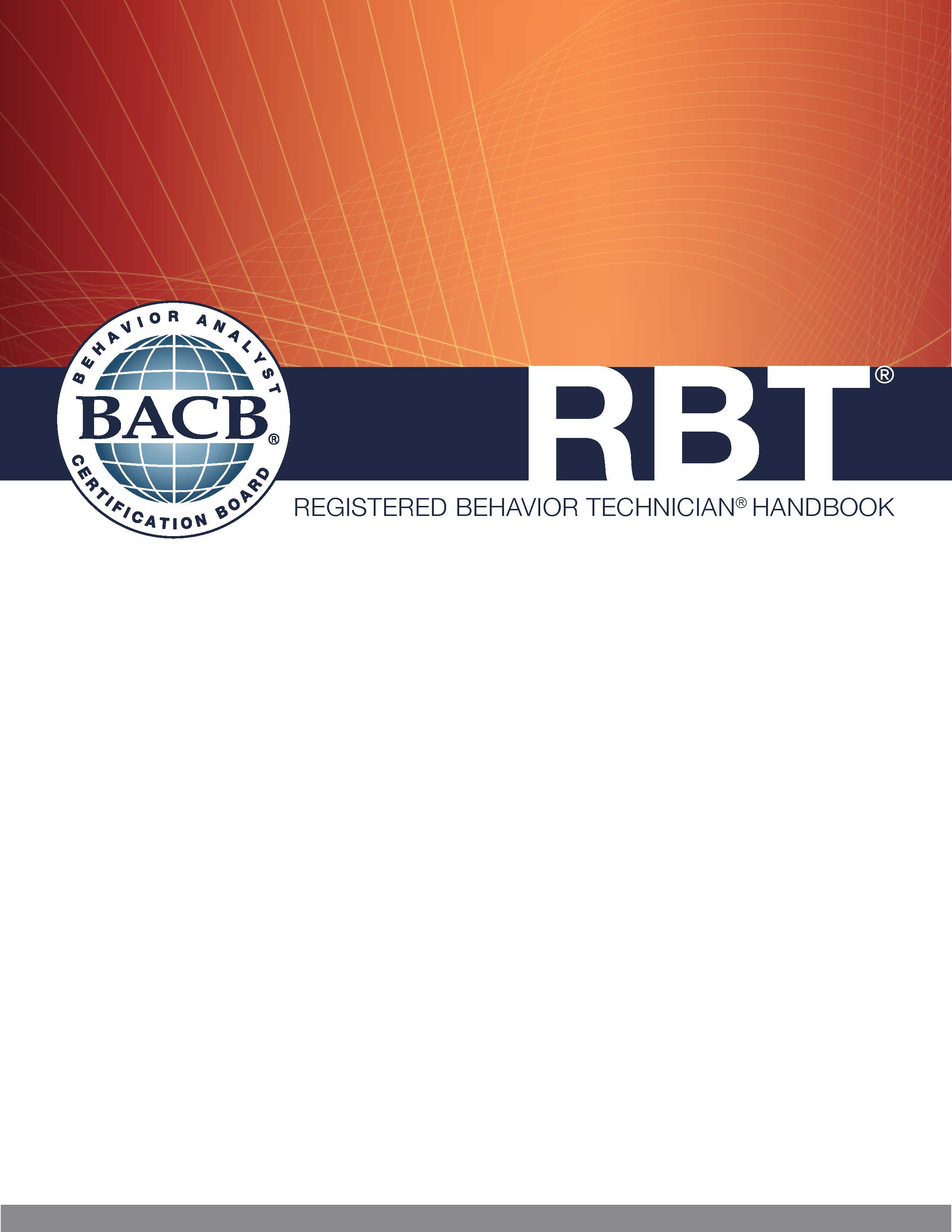 Registered Behavior Technician (RBT) Handbook