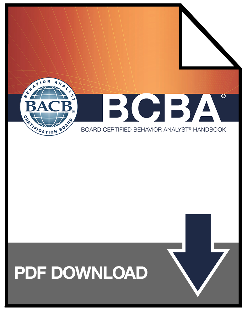 Board Certified Behavior Analyst (BCBA) Handbook