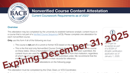 Nonverified Course Content Attestation card thumbnail