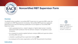 Noncertified RBT Supervisor Form card thumbnail