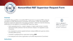 Noncertified RBT Supervisor Form card thumbnail