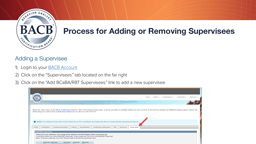 Instructions for Adding/Removing Supervisees card thumbnail