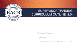Supervisor Training Curriculum Outline (2.0) card thumbnail