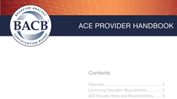 ACE Provider Handbook card thumbnail