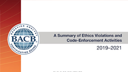 Summary of Ethics Violations card thumbnail